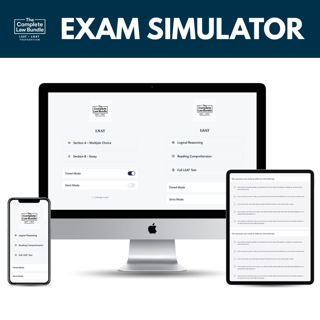 Digital Exam Simulator - LSAT & LNAT